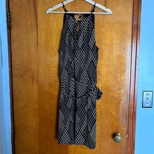 White House | Black Market Striped Dress with Tie